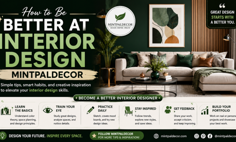 How to Be Better at Interior Design Mintpaldecor