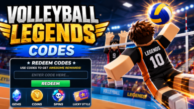 Volleyball Legends Codes
