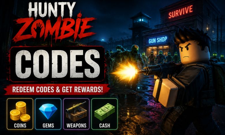 Hunty Zombie Codes