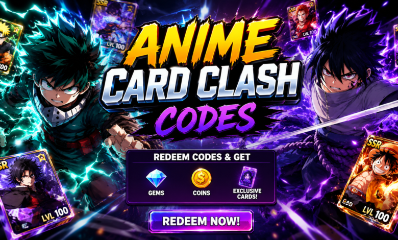 Anime Card Clash Codes