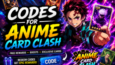 Codes for Anime Card Clash