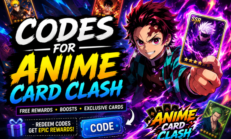 Codes for Anime Card Clash