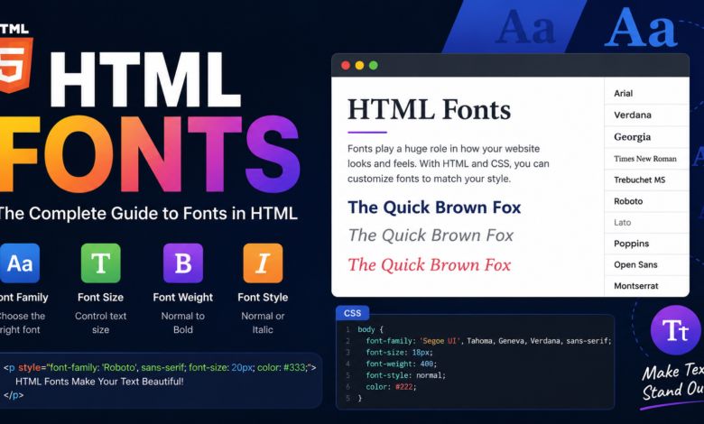 HTML Fonts