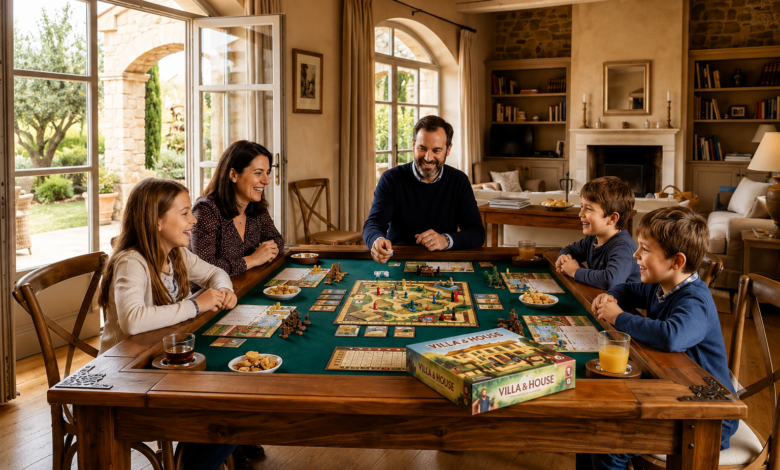 Villa and House Game Table