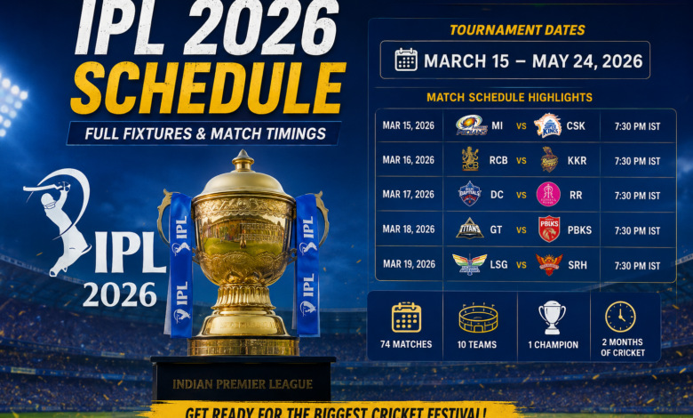 IPL 2026 Schedule