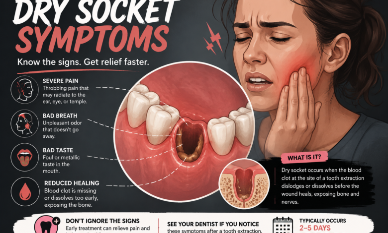 Dry Socket Symptoms