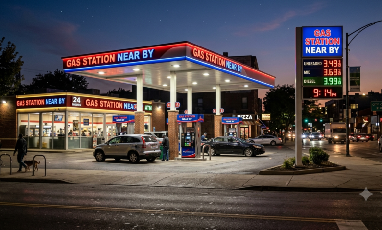 Gas Station Near By