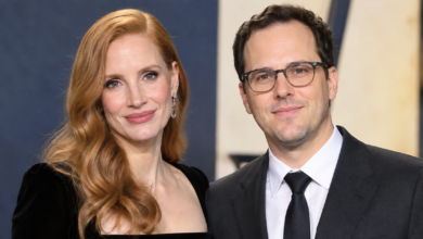 Jessica Chastain and Mike Krieger