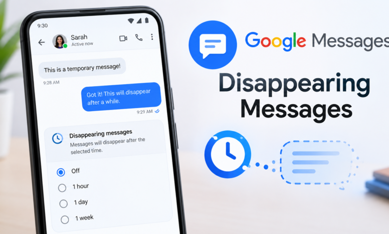 Google Messages Disappearing Messages